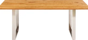 KARE Design Eettafel Symphony Eiken Chroom 180x90cm