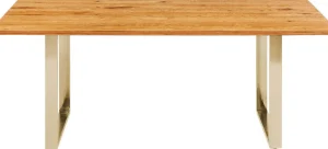 KARE Design Eettafel Symphony Eiken Messing 180x90cm