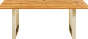 KARE Design Eettafel Symphony Eiken Messing 160x80cm