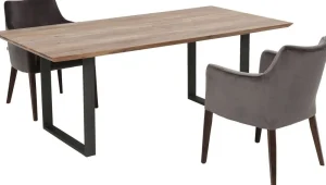 KARE Design Eettafel Symphony Ruwstaal 180x90cm