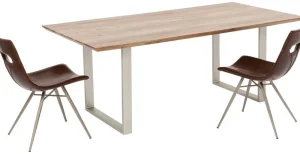 KARE Design Eettafel Symphony Zilver 160x80cm