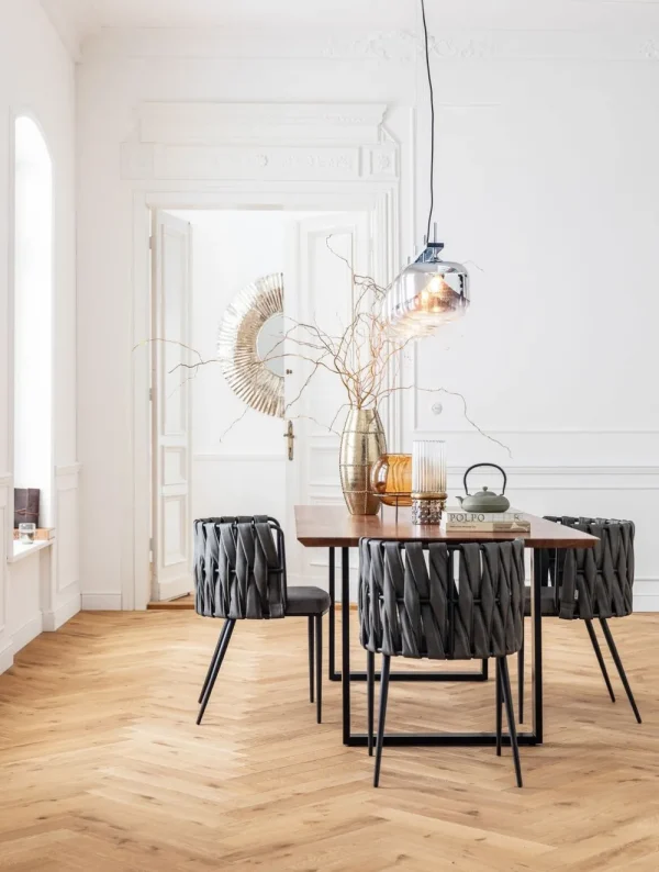 KARE Design Eettafel Symphony Zwart 160x80cm