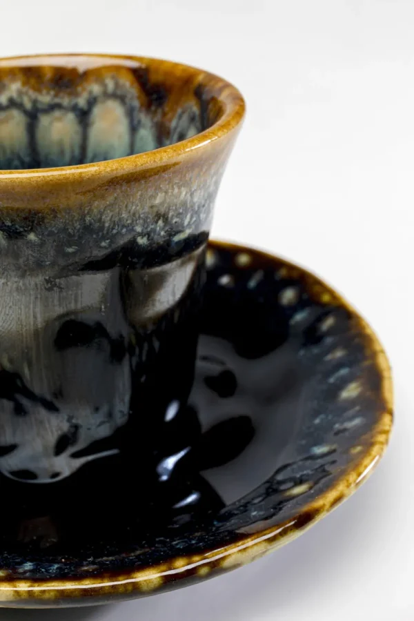 KARE Design Espresso Mok Lio Dark Blue (2/part)