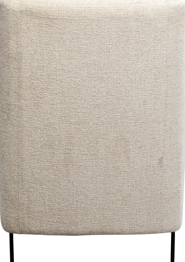 KARE Design Fauteuil + Hocker Quinn High Beige