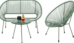 KARE Design Fauteuil Acapulco Mono Green