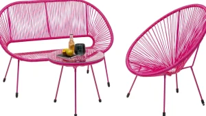 KARE Design Fauteuil Acapulco Mono Pink