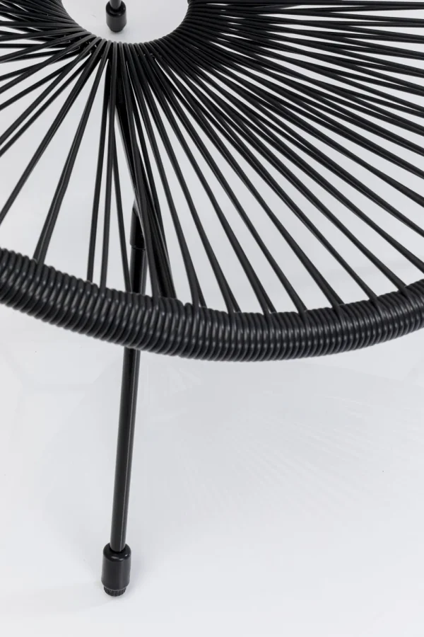 KARE Design Fauteuil Acapulco Set Van 2 Mono Zwart