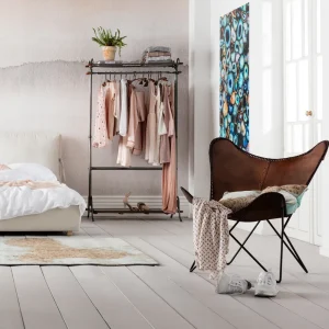 KARE Design Fauteuil Butterfly Bruin Econo