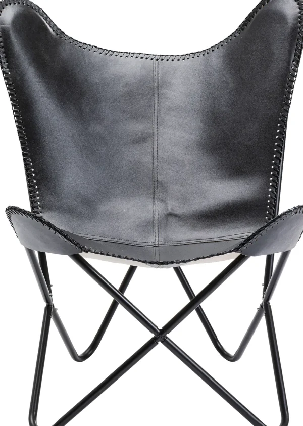 KARE Design Fauteuil California Leather Black