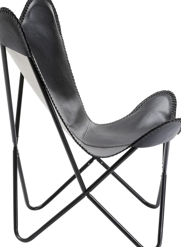 KARE Design Fauteuil California Leather Black