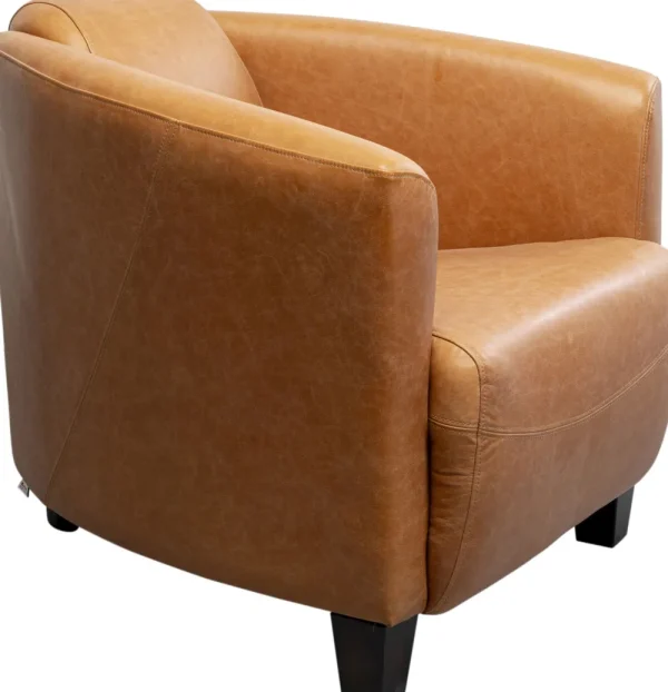 KARE Design Fauteuil Cigar Lounge Smart Leather Light Brown