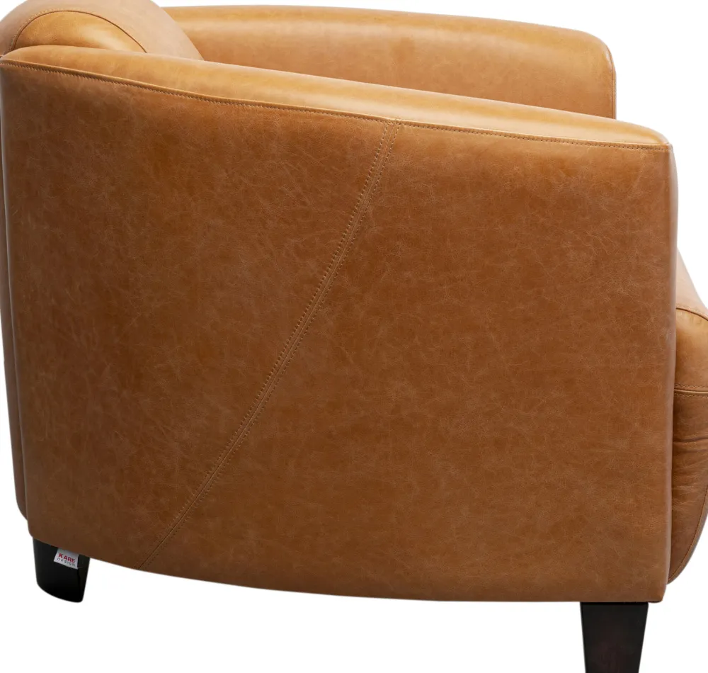 fauteuil_cigar_lounge_smart_leather_light_brown_1.webp KARE Design Fauteuil Cigar Lounge Smart Leather Light Brown
