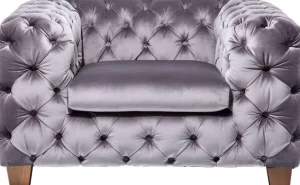 KARE Design Fauteuil Desire Zilvergrijs