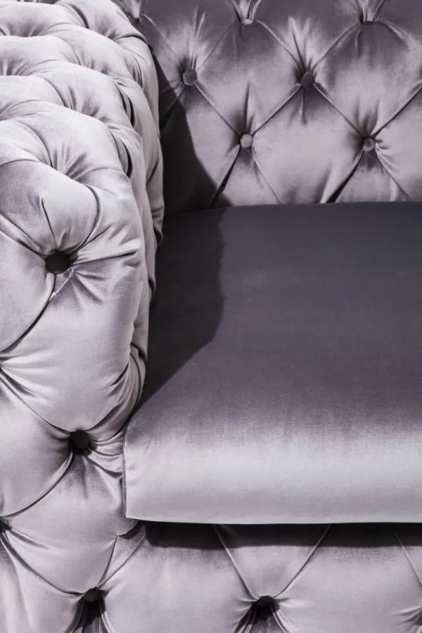 KARE Design Fauteuil Desire Zilvergrijs