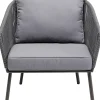 KARE Design Fauteuil Elba Grey