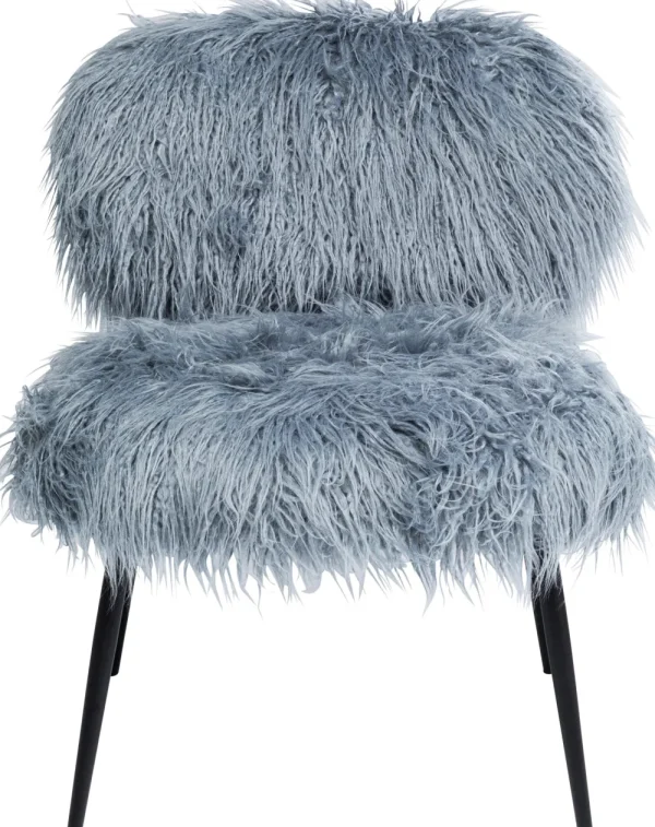 KARE Design Fauteuil Hairy Blue