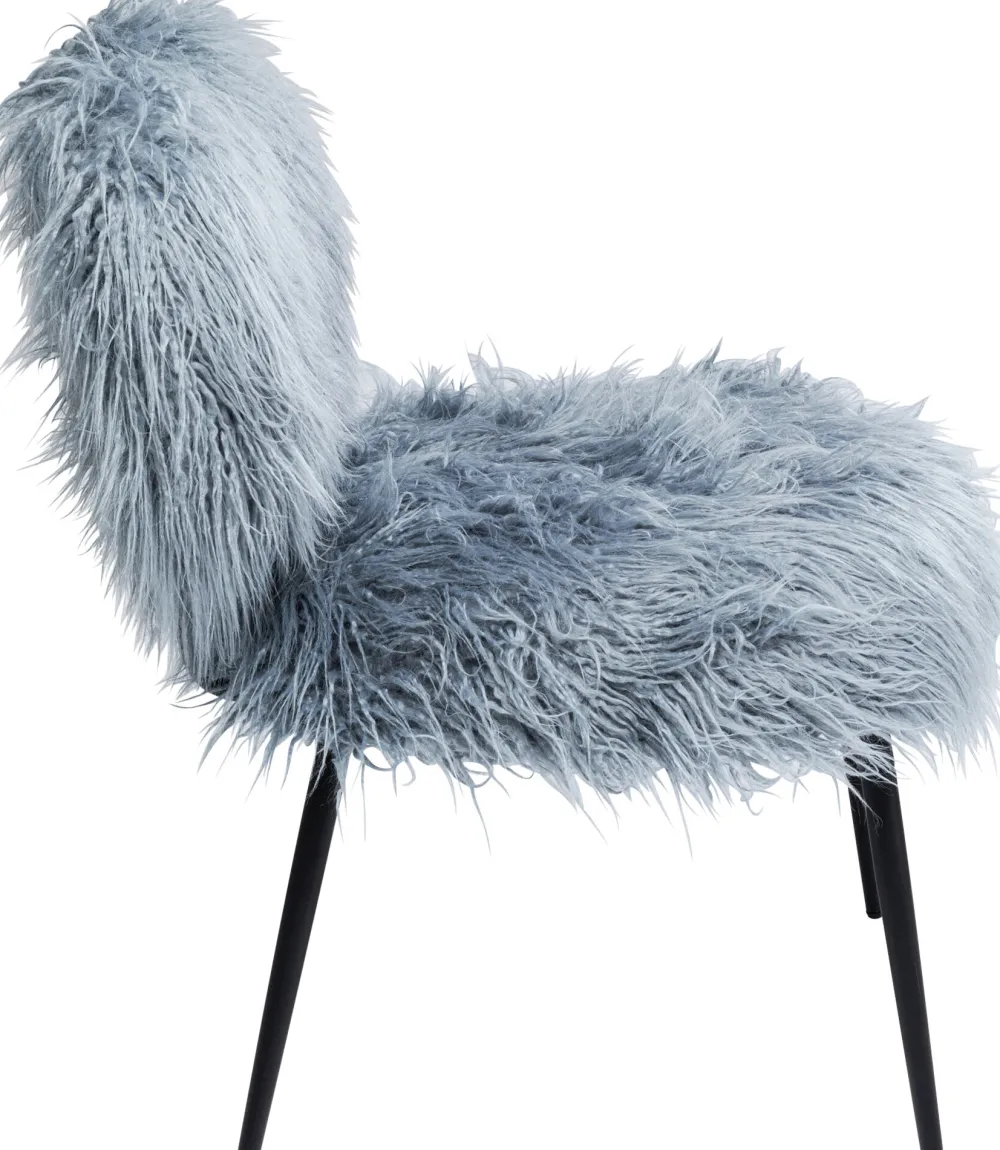 fauteuil_hairy_blue_2.webp KARE Design Fauteuil Hairy Blue