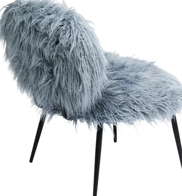 KARE Design Fauteuil Hairy Blue