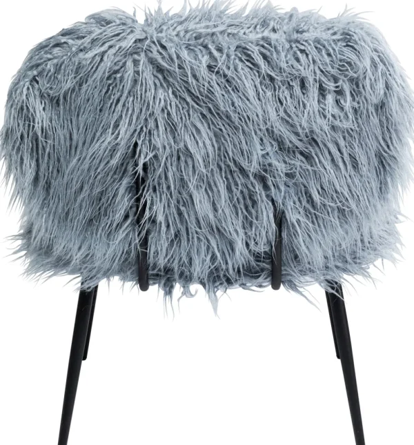 KARE Design Fauteuil Hairy Blue