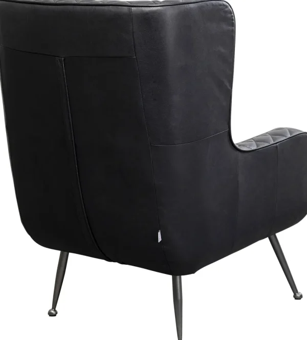 KARE Design Fauteuil Nonna Smart Leather Black