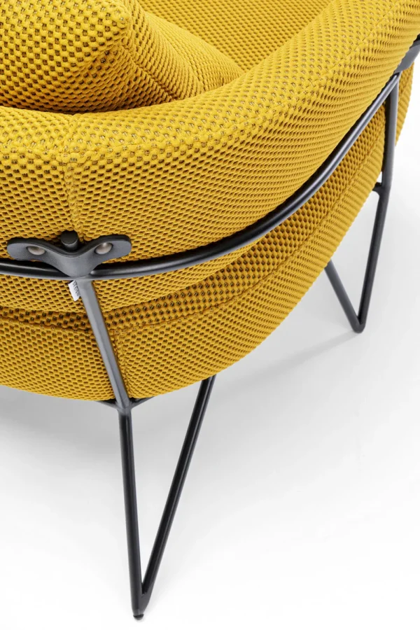 KARE Design Fauteuil Peppo Yellow
