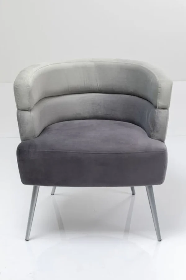 KARE Design Fauteuil Sandwich Grijs