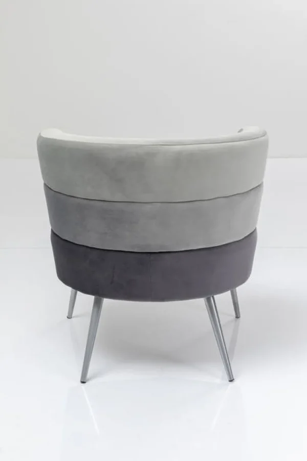 KARE Design Fauteuil Sandwich Grijs
