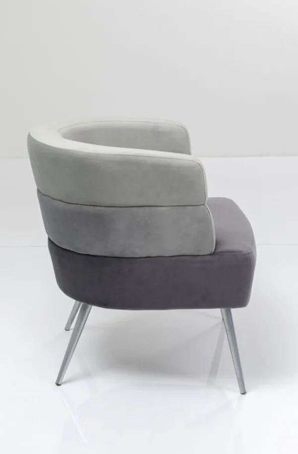 KARE Design Fauteuil Sandwich Grijs