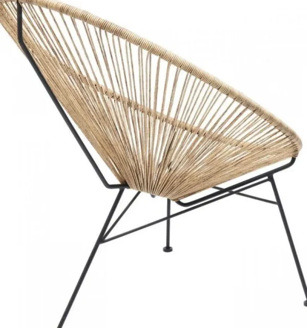 KARE Design Fauteuil Spaghetti Natuur