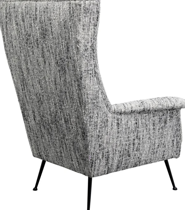 KARE Design Fauteuil Vegas Forever Melange Salt & Pepper