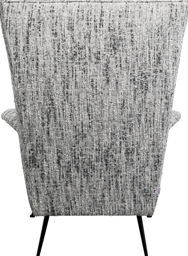 KARE Design Fauteuil Vegas Forever Melange Salt & Pepper