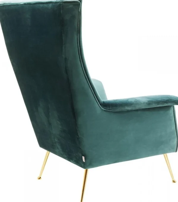 KARE Design Fauteuil Vegas Forever Petrol-Blauw