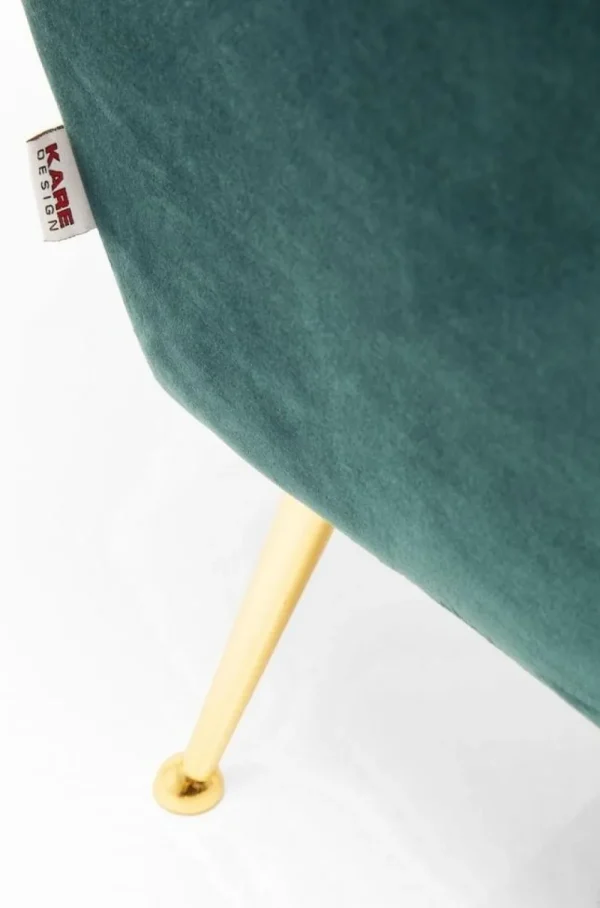 KARE Design Fauteuil Vegas Forever Petrol-Blauw