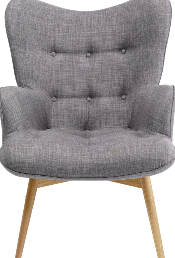 KARE Design Fauteuil Vicky Grijs
