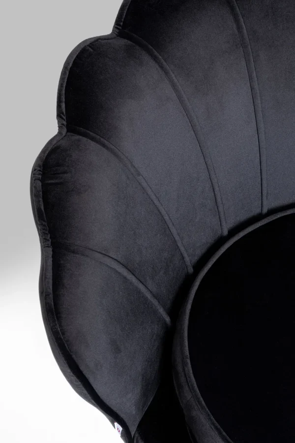 KARE Design Fauteuil Water Lily Chrome Black