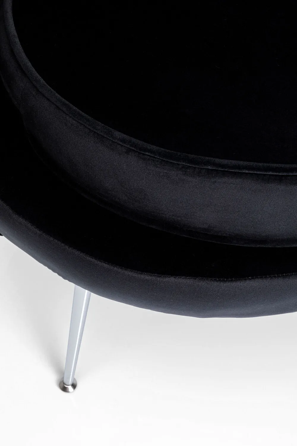 fauteuil_water_lily_chrome_black_4.webp KARE Design Fauteuil Water Lily Chrome Black