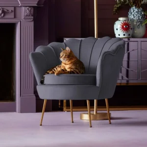 KARE Design Fauteuil Water Lily Grijs