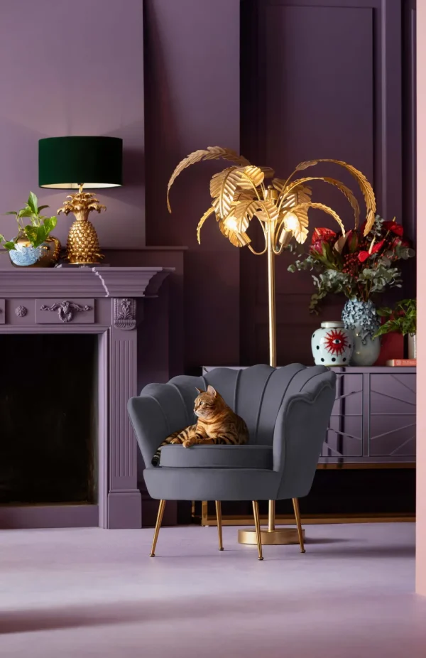 KARE Design Fauteuil Water Lily Grijs