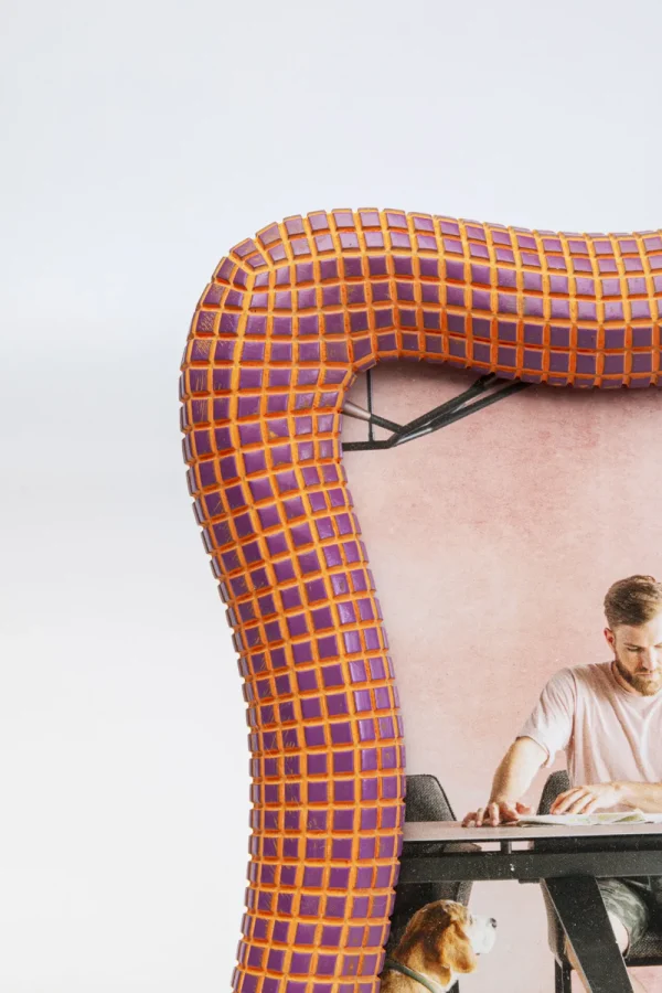 KARE Design Fotolijst Wavy Oranje 18x23cm