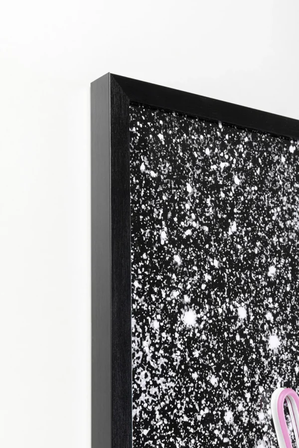 KARE Design Glas Schilderij Balloon Dog LED 80x80cm