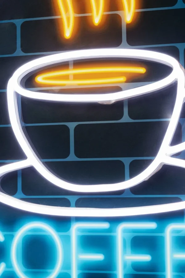 KARE Design Glas Schilderij Coffee LED 80x80cm