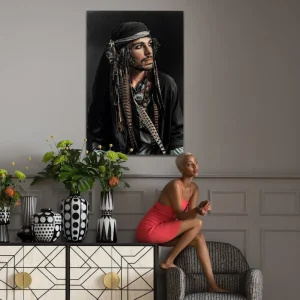 KARE Design Glas Schilderij Pirate 80x120cm