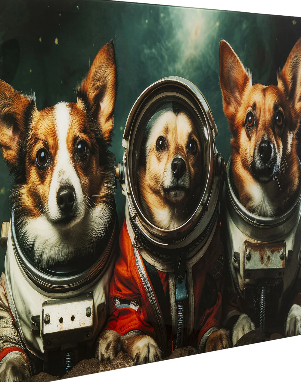 glasschilderij_astronauts_dogs_xcm_0.webp KARE Design Glasschilderij Astronauts Dogs 80x60cm