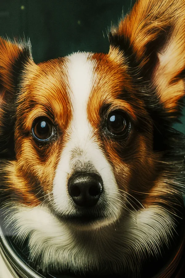 KARE Design Glasschilderij Astronauts Dogs 80x60cm