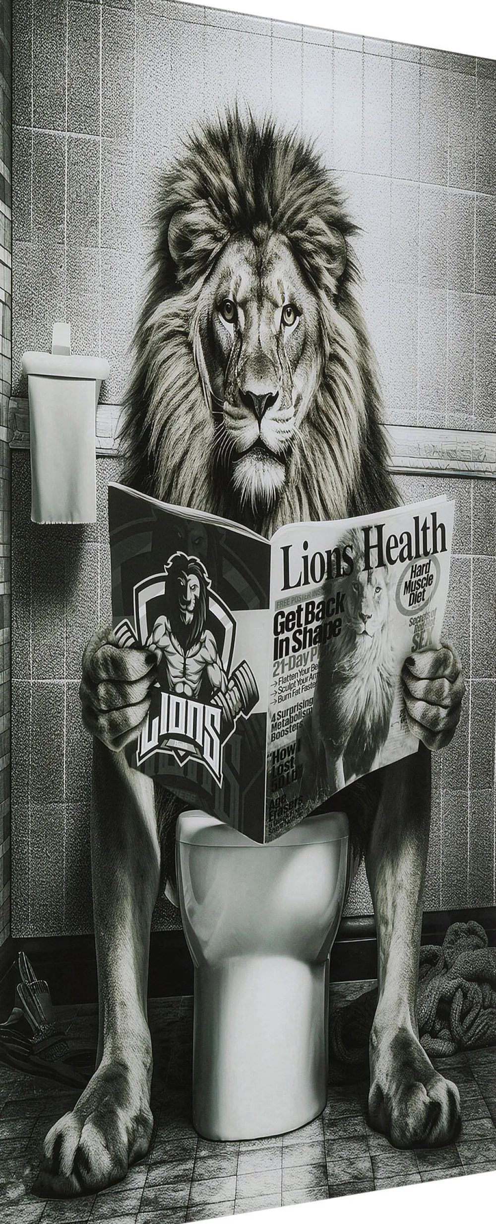 glasschilderij_bath_lion_xcm_0.webp KARE Design Glasschilderij Bath Lion 60x80cm