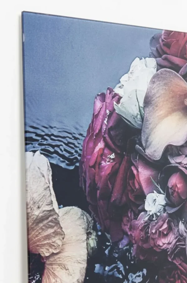 KARE Design Glasschilderij Flower Art Lady 80x80cm