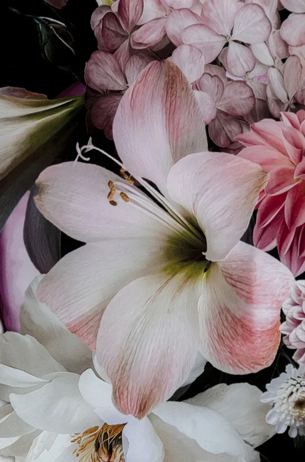 KARE Design Glasschilderij Flowery Beauty 80x120cm