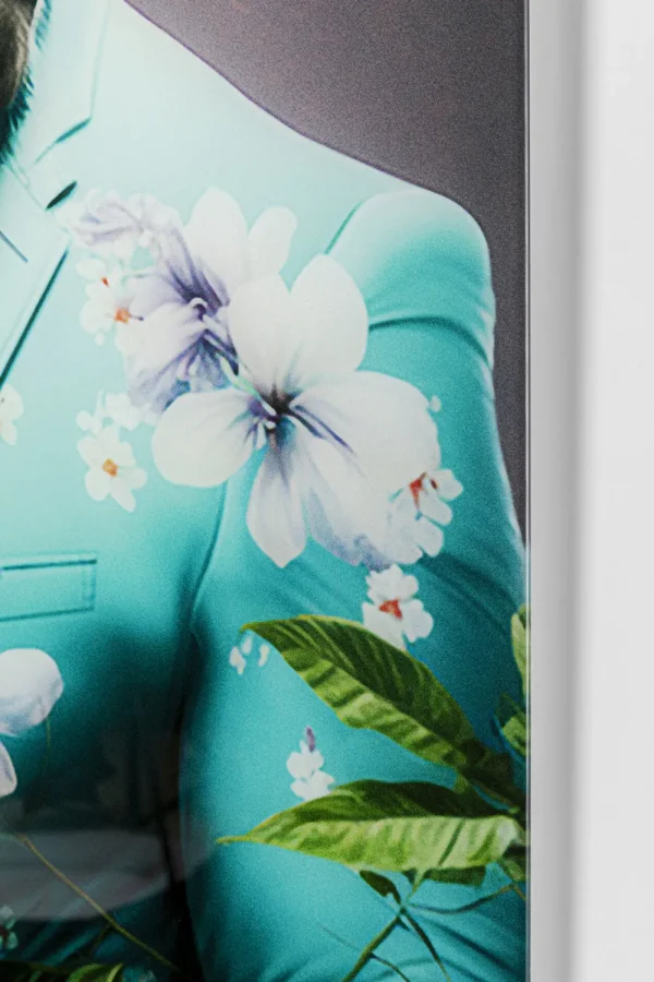 KARE Design Glasschilderij Mister Gorialla Blue 60x90cm