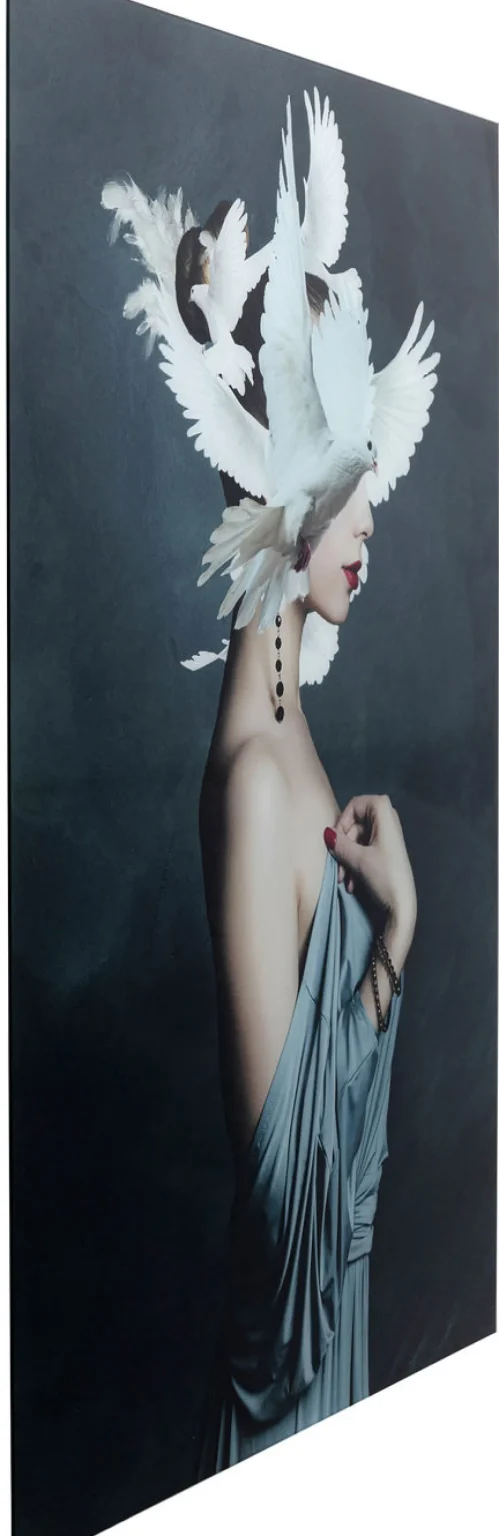 KARE Design Glasschilderij Mother Of Doves 80x120cm