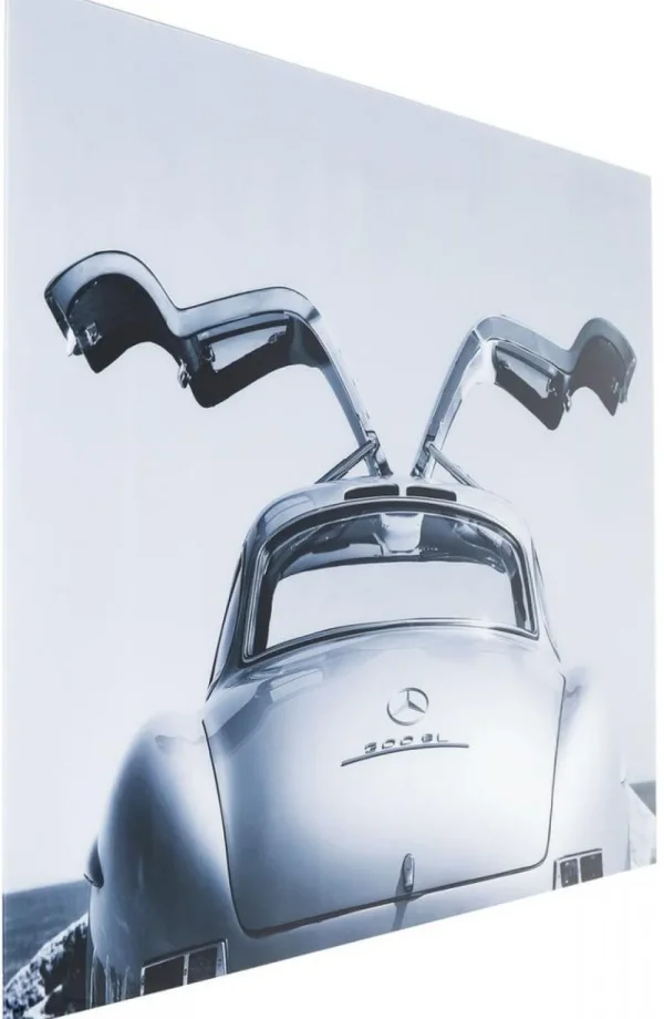 KARE Design Glasschilderij Oldtimer Zwart 160x120cm